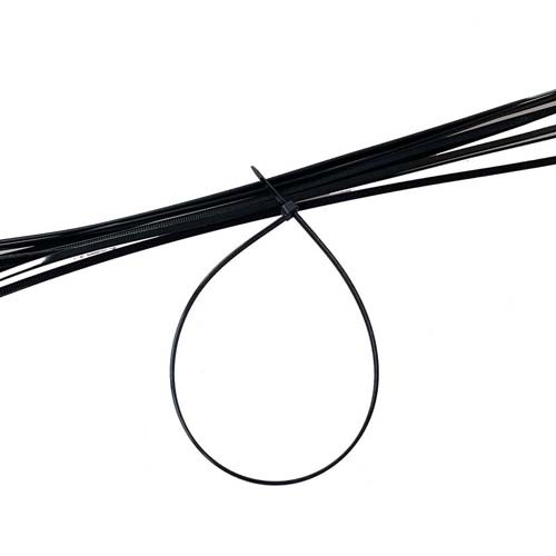 18 Inch Standard 50 LB UV Black High Strength Self Locking Nylon Cable Tie