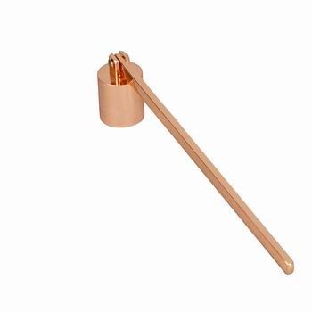 Rose Gold Engraved Stainless Steel Custom Lighter Black Candle Tool Wick Snuffer